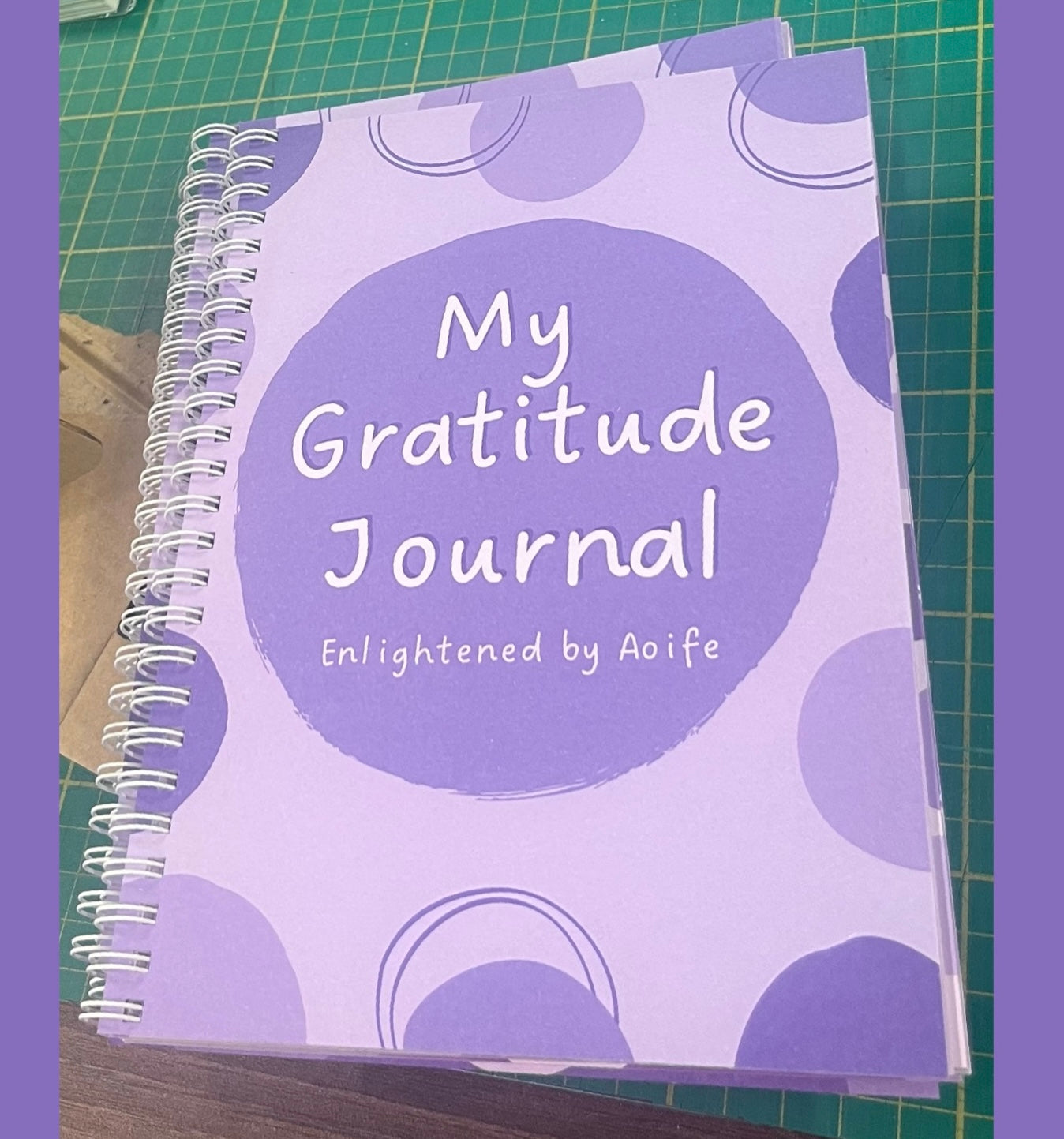 Purple 6 Month Undated Gratitude Journal
