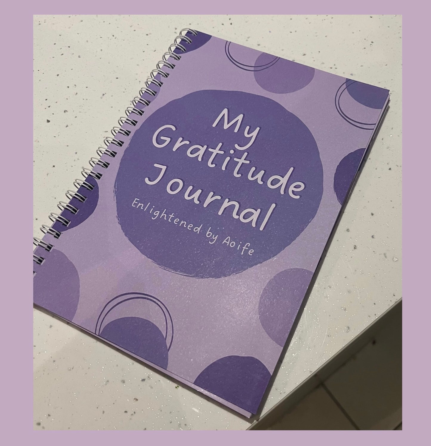 Purple 6 Month Undated Gratitude Journal